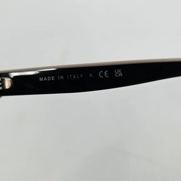 Chanel Black Grey Logo Sunglasses 5427 54 17 140mm Made in Italy - Picture 8 of 9